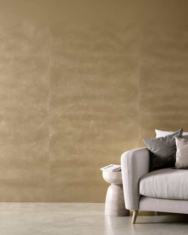 Serpentina Gold panel shown in a room